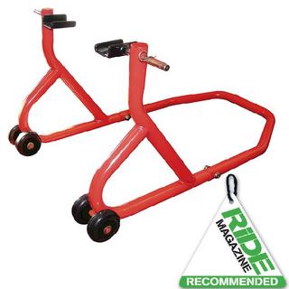 Biketek Motorbike Rear Wheel Red Paddock Stand